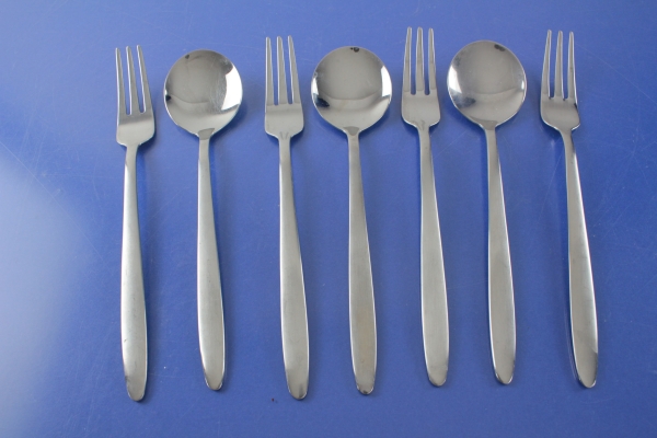 TCM Tchibo Konvolut Spaghettibesteck Edelstahl 18/10