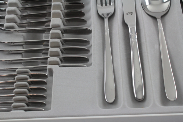 Marke Tischfein Riva Besteck für 6 Personen 30 Teile