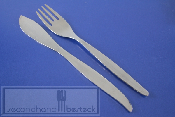 WMF Stockholm Fischbesteck Fischmesser + Fischgabel versilbert