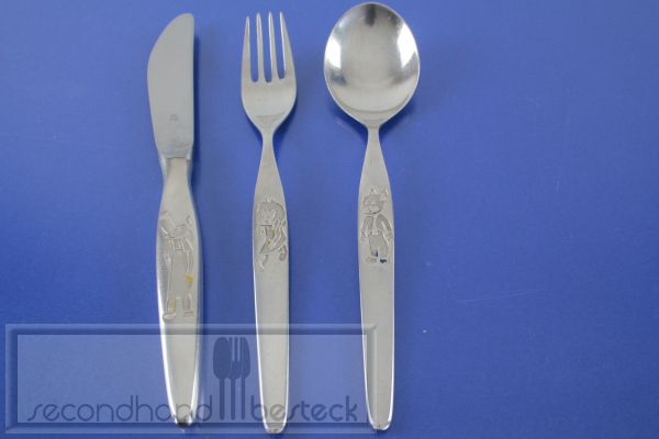 WMF Kinderbesteck 3-teilig Fix und Foxi versilbert