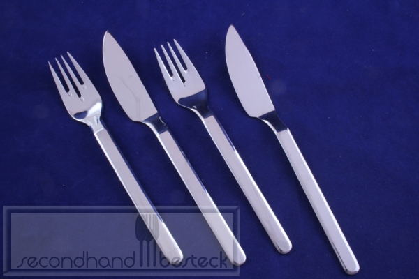 WMF Fischbesteck für 2 Personen Cromargan