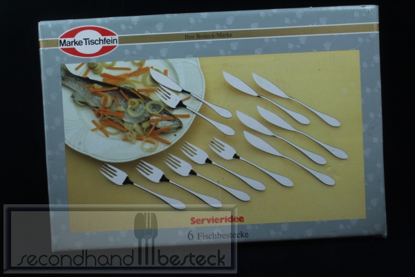 Marke Tischfein Fischbesteck für 6 Personen 12 Teile