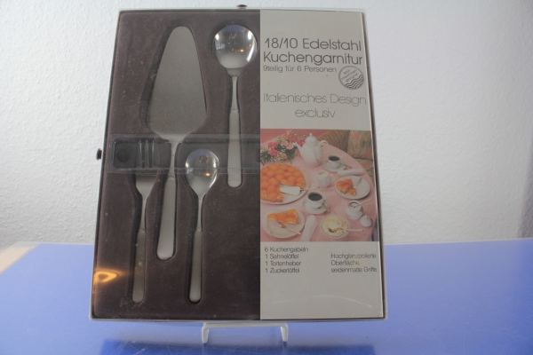 9-teilige Kuchengarnitur italienisches Design Edelstahl 18/10 OVP