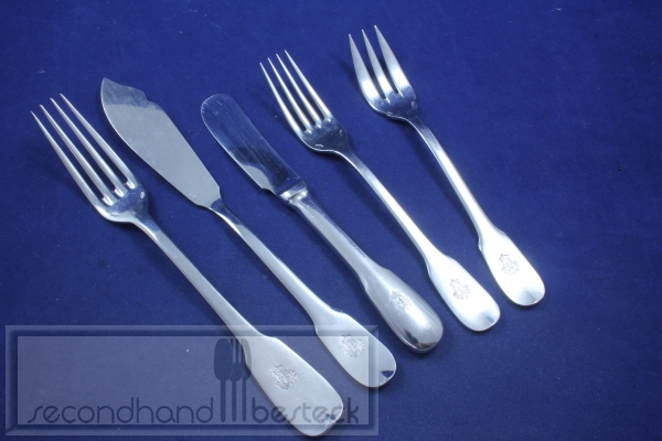 Novargent Besteck Fischbesteck Dessertbesteck Edelstahl