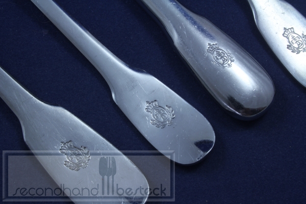 Novargent Besteck Fischbesteck Dessertbesteck Edelstahl
