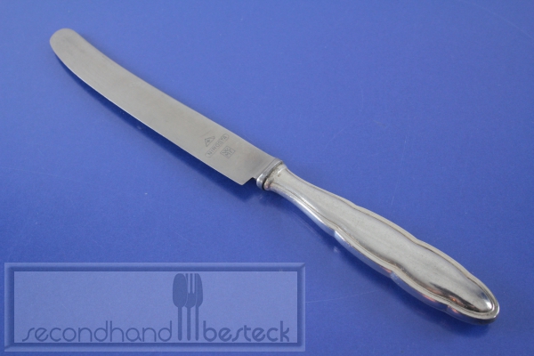 WMF 1500 Chippendale Speisemesser Messer 25,7 cm versilbert