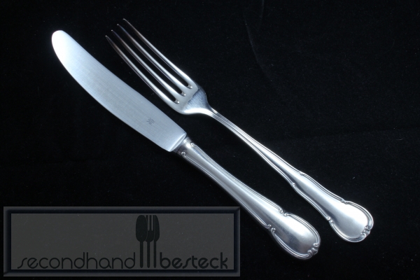 WMF 3200 Barock Dessertbesteck für 6 Personen 12 Teile versilbert