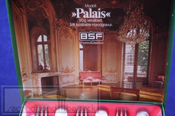 BSF Palais 6 Kaffeelöffel versilbert OVP