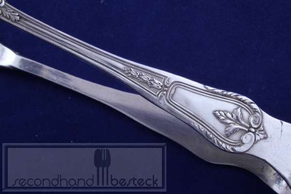 Jugendstil Zuckerzange versilbert