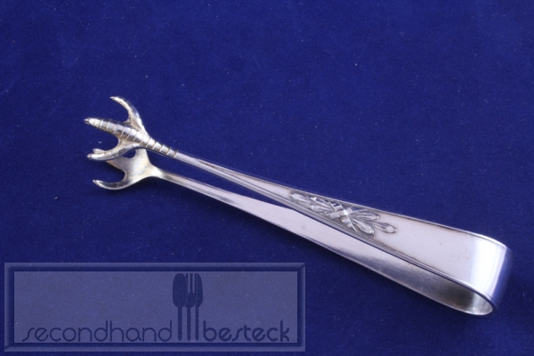 Jugendstil Zuckerzange versilbert