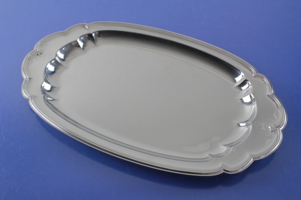WMF Englische Rose Servierplatte  37 x 22 cm Cromargan