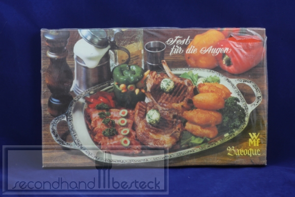 WMF Baroque Strassburg großes Tablett 41 x 30 cm Cromargan