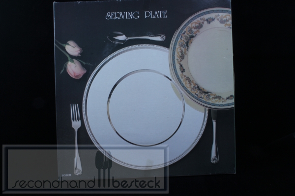 6 Platzteller 31 cm Silversmith Silverware versilbert