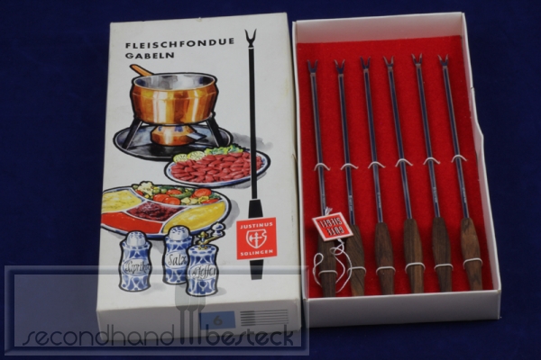 Fleischfonduegabeln Fonduegabeln Justinus OVP