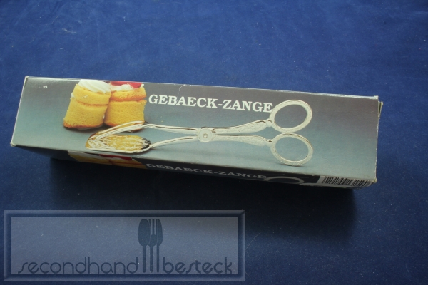 Gebäckzange versilbert OVP