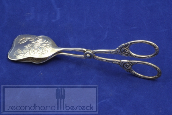 Hildesheimer Rose Gebäckzange versilbert