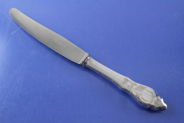 Robbe & Berking Ostfriesenmuster Menümesser Messer 24,5 cm versilbert