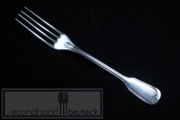 Wellner Augsburger Faden Dessertgabel 17,3 cm versilbert