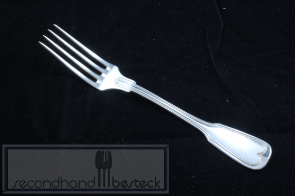 Bruckmann Augsburger Faden Dessertgabel 17,6 cm versilbert