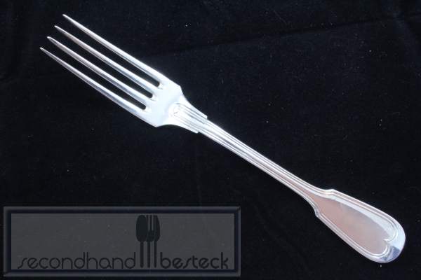Bruckmann Augsburger Faden Gabel 20,7 cm versilbert