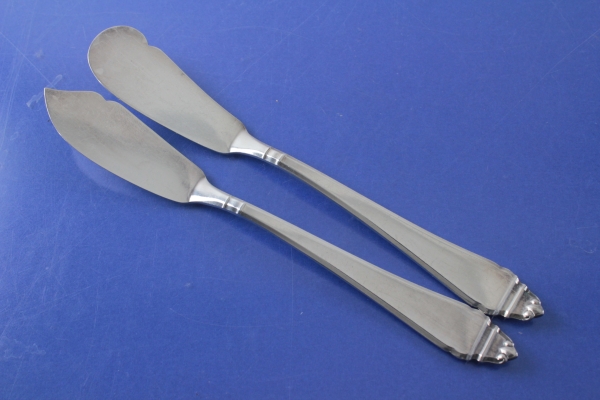 BSF 92 Art Deco Butter- und Käsemesser versilbert
