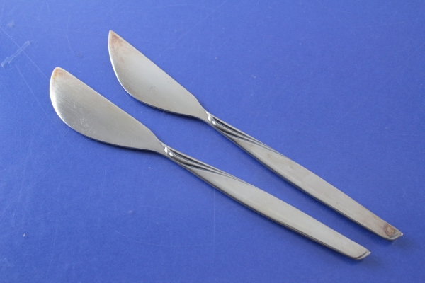 BSF Jasmin Buttermesser + Käsemesser versilbert