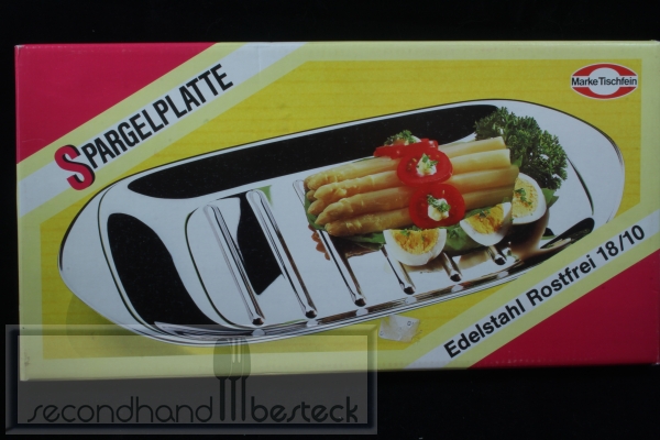 Marke Tischfein Spargelplatte Edelstahl