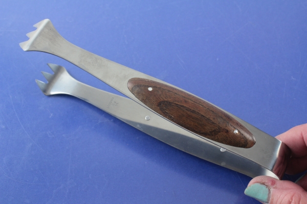 WMF Eiszange Holz und Cromargan