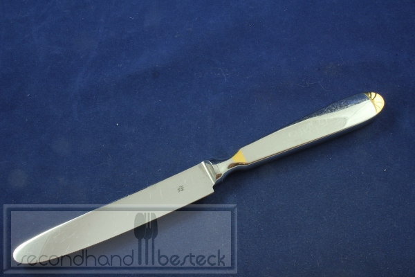 WMF Prisma Speisemesser Gold Dekor Cromargan