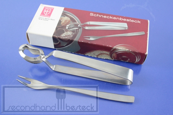Justinus Schneckenbesteck Edelstahl OVP