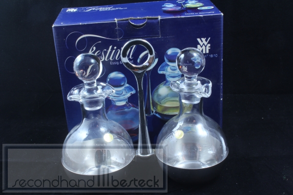 WMF Essig und Öl Set Menage Cromargan OVP