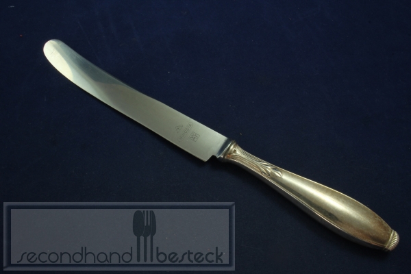 WMF 1400 Lilie Speisemesser 25,5 cm Jugendstil versilbert