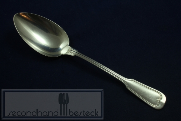 WMF Augsburger Faden Speiselöffel 20,2 cm 40er versilbert