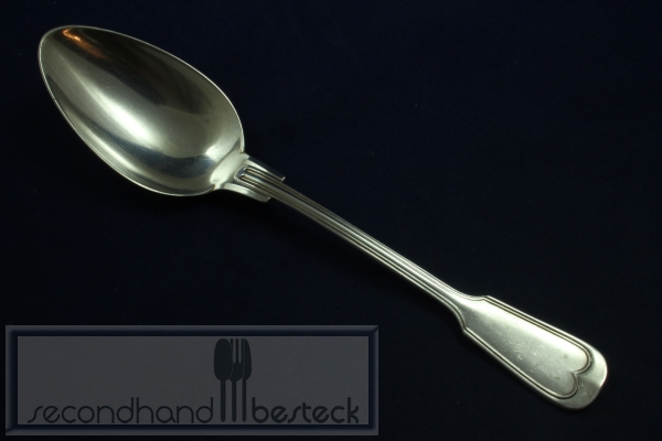 WMF Augsburger Faden Speiselöffel 21 cm 60er versilbert