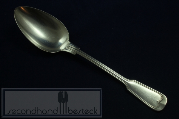 WMF Augsburger Faden Speiselöffel 21 cm 90er versilbert