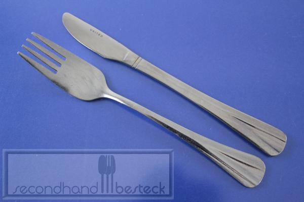 United Airline Besteck Messer + Gabel (a)