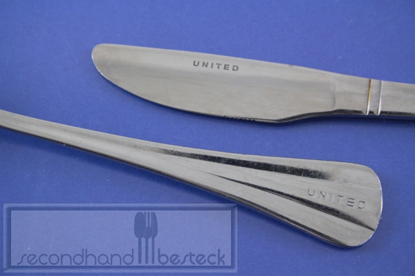 United Airline Besteck Messer + Gabel (a)