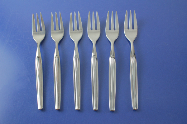 WMF Madrid 6 Kuchengabeln versilbert