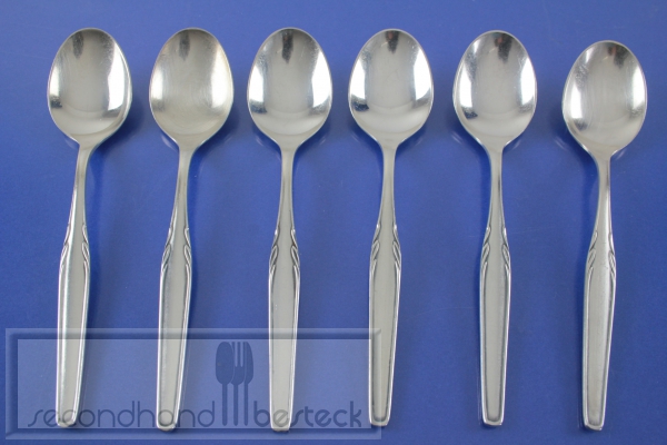 WMF Paris Kaffeelöffel 6 Stück 14,0 cm versilbert
