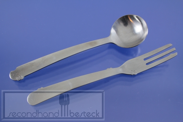 WMF Kinderbesteck Gabel + Löffel Cromargan