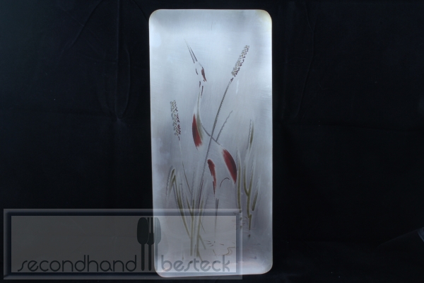 WMF Ikora Wandbild "Kranich" versilbert