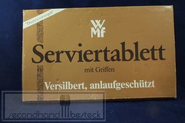 WMF Serviertablett mit Griffen versilbert