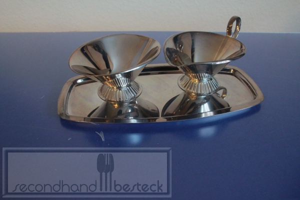 WMF Milch- und Zucker Set Art Deco versilbert