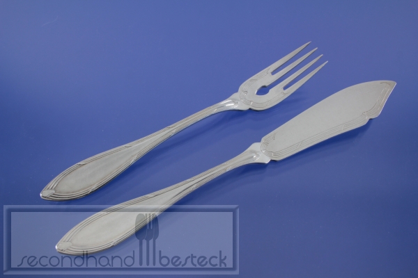 Brema Fischbesteck für 6 Personen 12 Teile versilbert