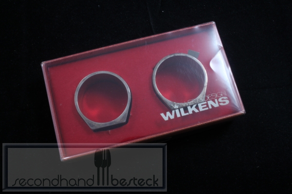 Wilkens 2 Serviettenringe versilbert