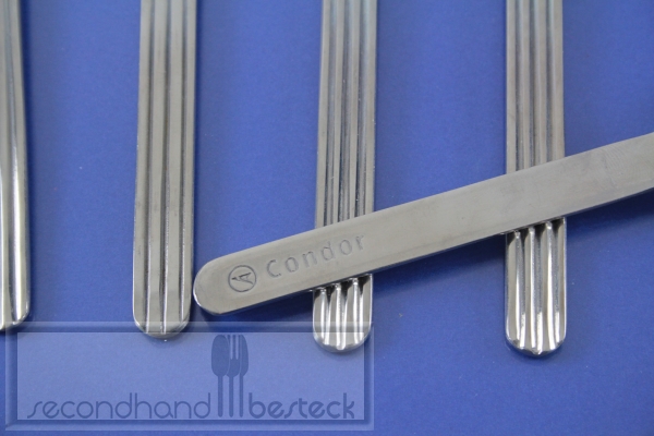 Condor Besteck 6 Kaffeelöffel Schriftzug