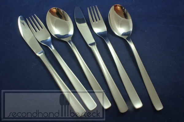 Gallo Inox 2 Messer, 2 Gabeln, 2 Löffel Edelstahl