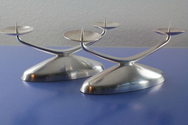 WMF 2 Kerzenhalter versilbert