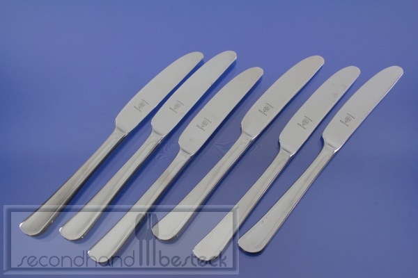 Justinus Miami 6 Speisemesser 22,4 cm Edelstahl