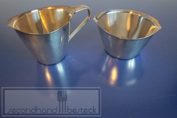 Bruckmann Milch und Zucker Set versilbert
